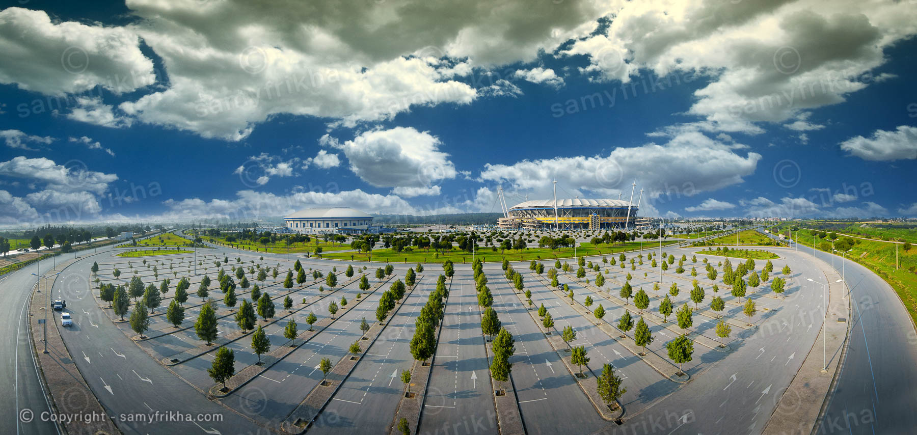 Stade Olympique Hammadi Agrebi par drone Photos par Samy Frikha