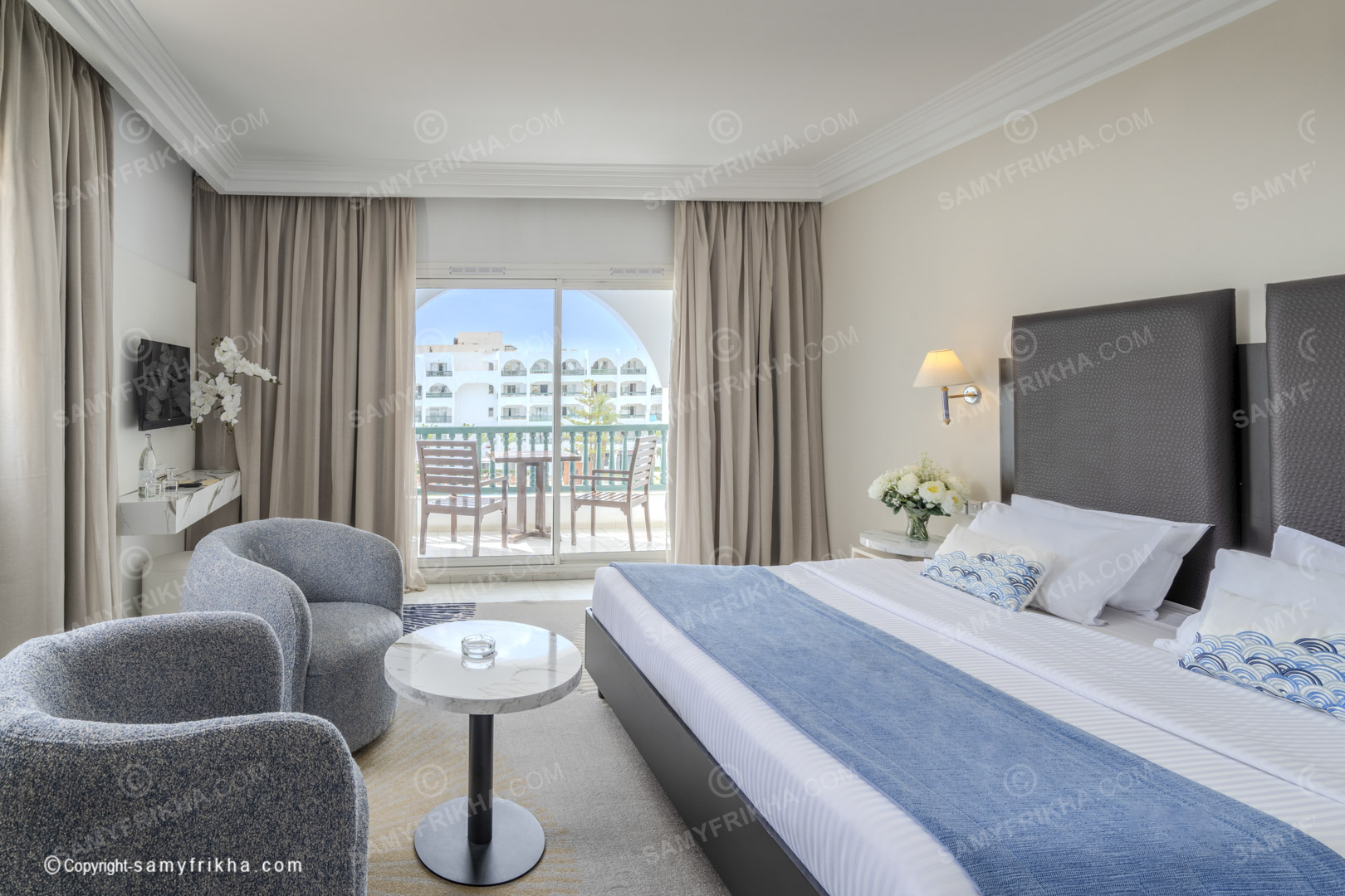Chambre d'hôtel El Mouradi Palace en Tunisie