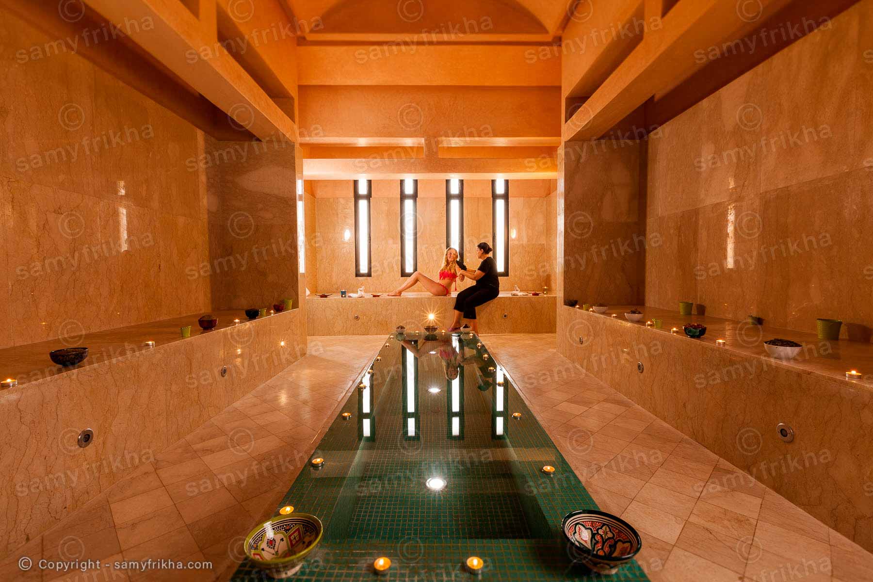 Espace de soins thalasso dans un hôtel en Tunisie