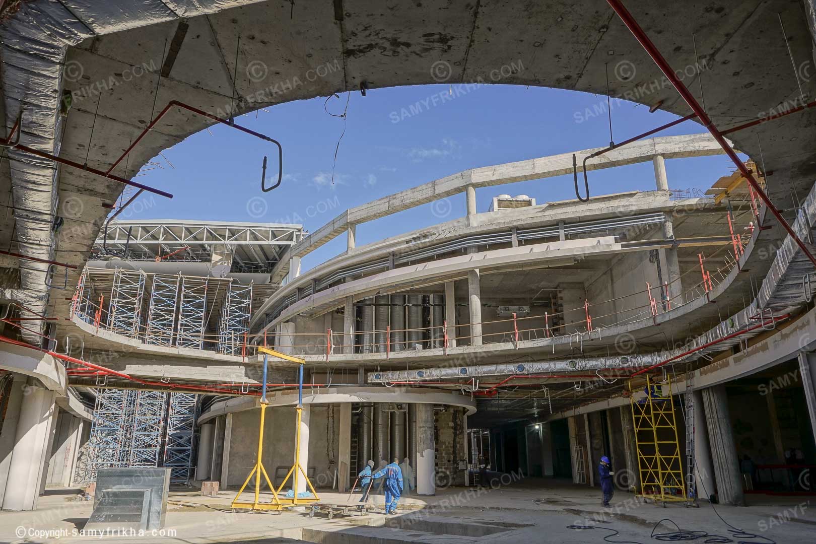 Photographe des chantiers de construction en Tunisie