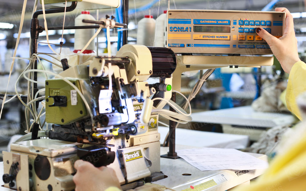 Photographe des usines de textiles en Tunisie.