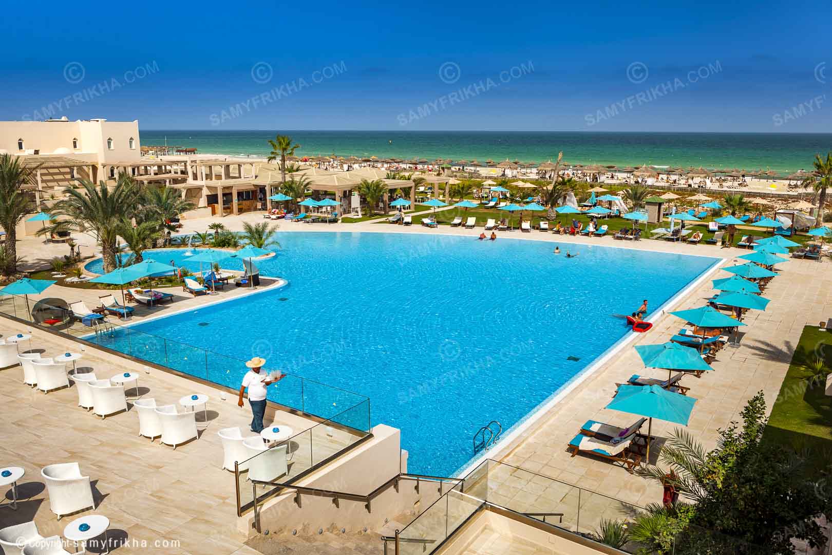 Photographe des hôtels en Tunisie : palm beach palace Djerba