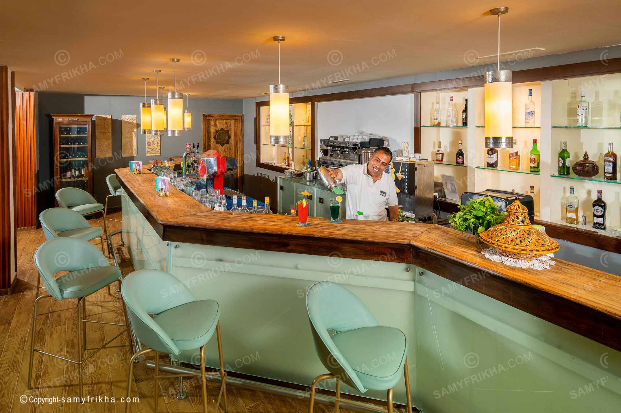 Samy Frikha : Bar Hotel Calimera Delfino Beach Hammamet