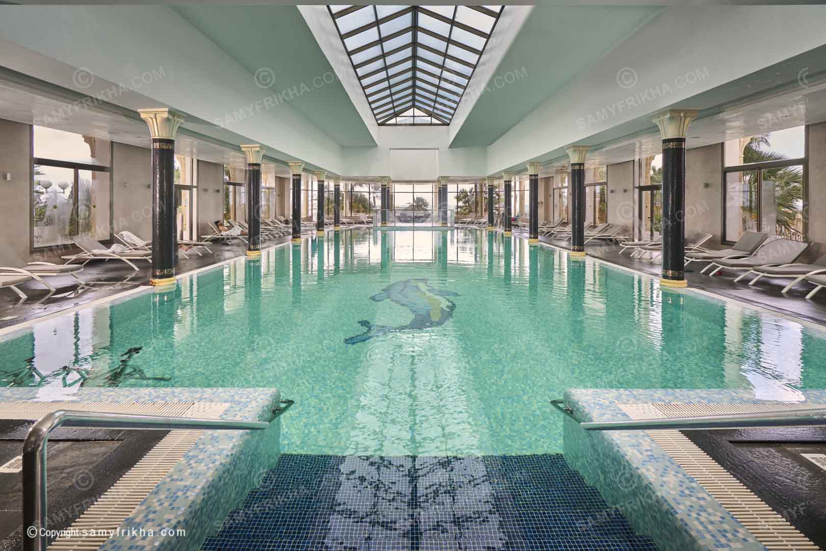 Piscine couverte Hotel concorde green park sousse