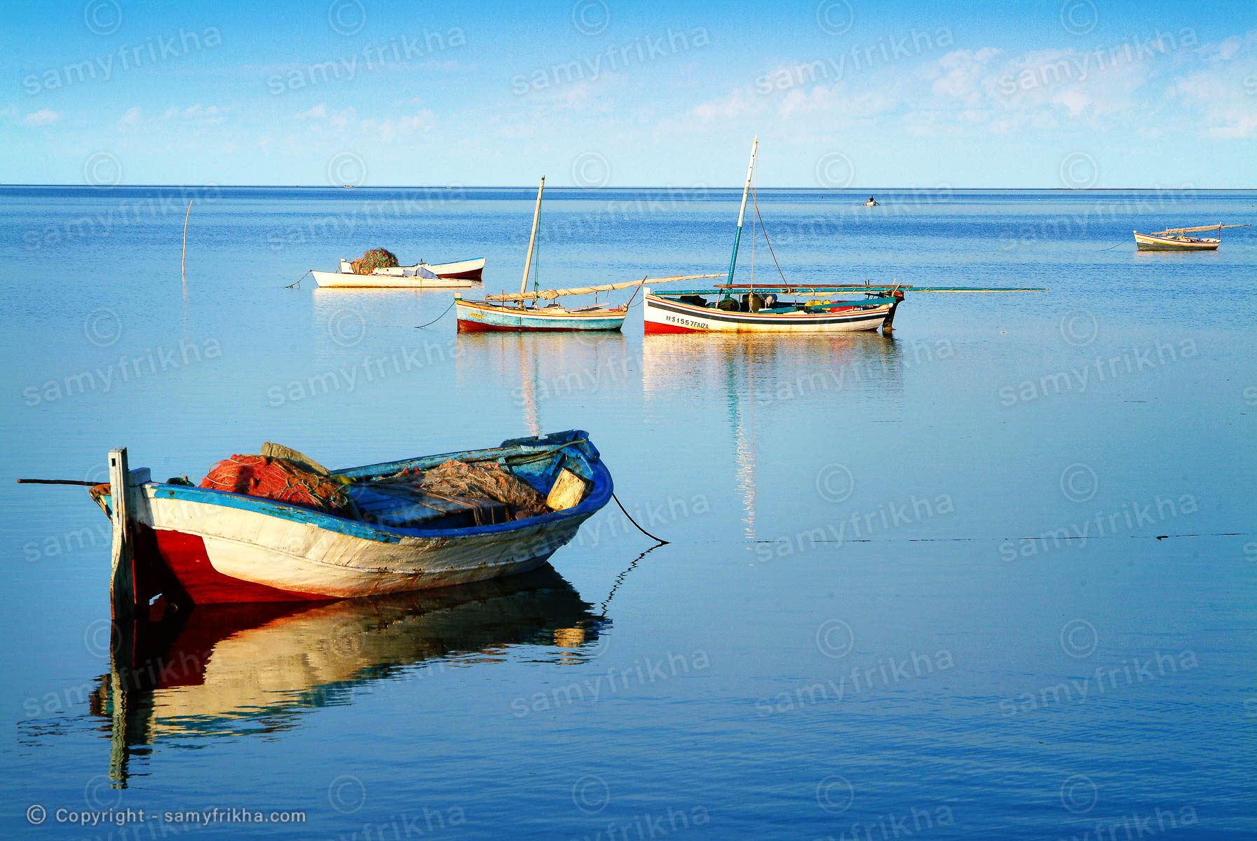 Bateau dans la mer